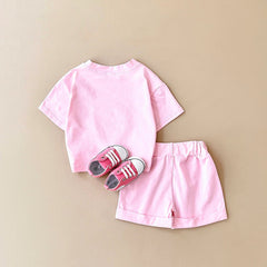 Little Scoops Boys and Girls Cotton Co-ord Set – Comfortable Two-Piece Outfit for Toddlers and Kids