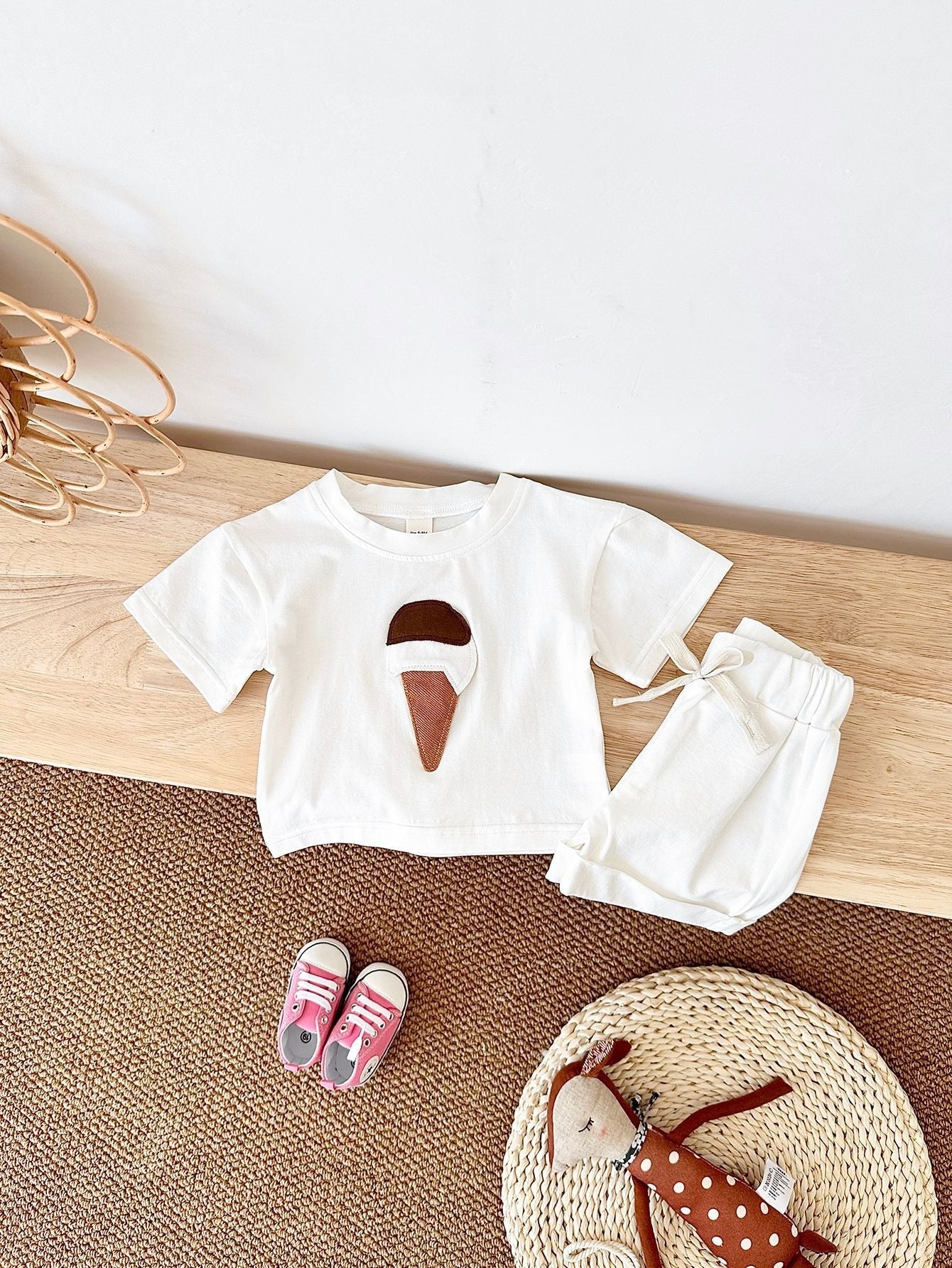 Little Scoops Boys and Girls Cotton Co-ord Set – Comfortable Two-Piece Outfit for Toddlers and Kids