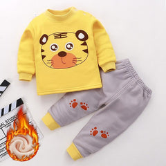 Little Tiger Boys and Girls Fleece Set – Warm Cotton Blend Outfit for Toddlers and Kids