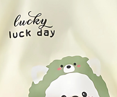 Lucky Day Girls Cotton Lounge Set – Comfortable Two-Piece Outfit for Toddlers and Kids