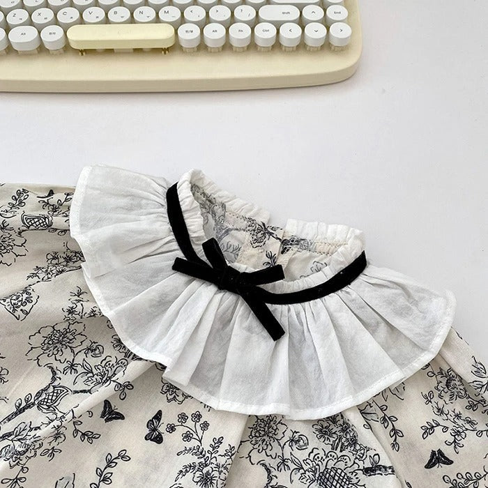 Mia Baby Girls Two-Piece Cotton Outfit – Lovely Top and Bottom Set for Infants and Toddlers