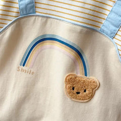 Mini Sunshine Baby Boys Cotton Romper – Soft Breathable Infant Jumpsuit for Everyday Wear
