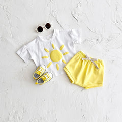 Miss Good Vibes Two-Piece Girls Set – Soft Cotton Casual Outfit
