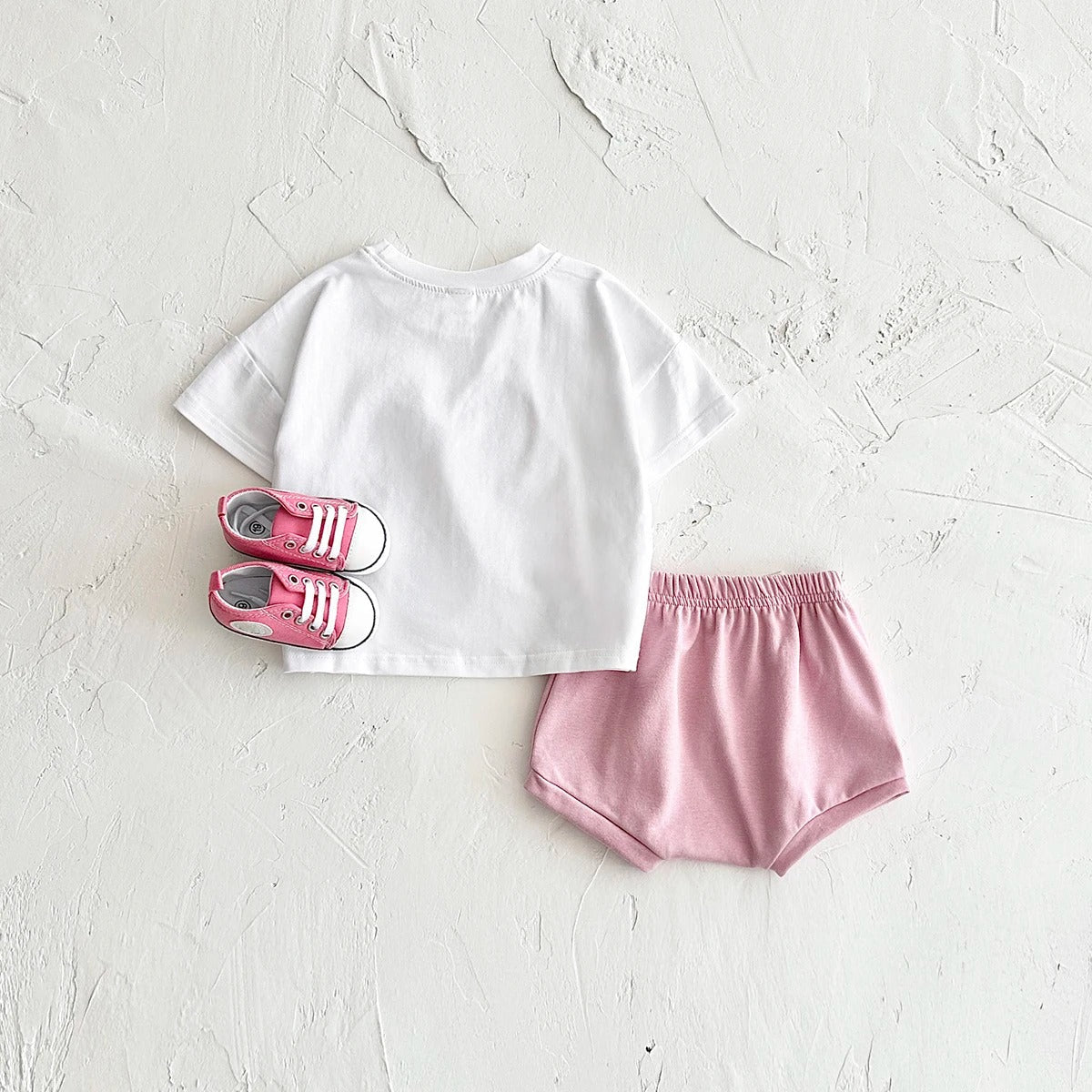 Miss Good Vibes Two-Piece Girls Set – Soft Cotton Casual Outfit