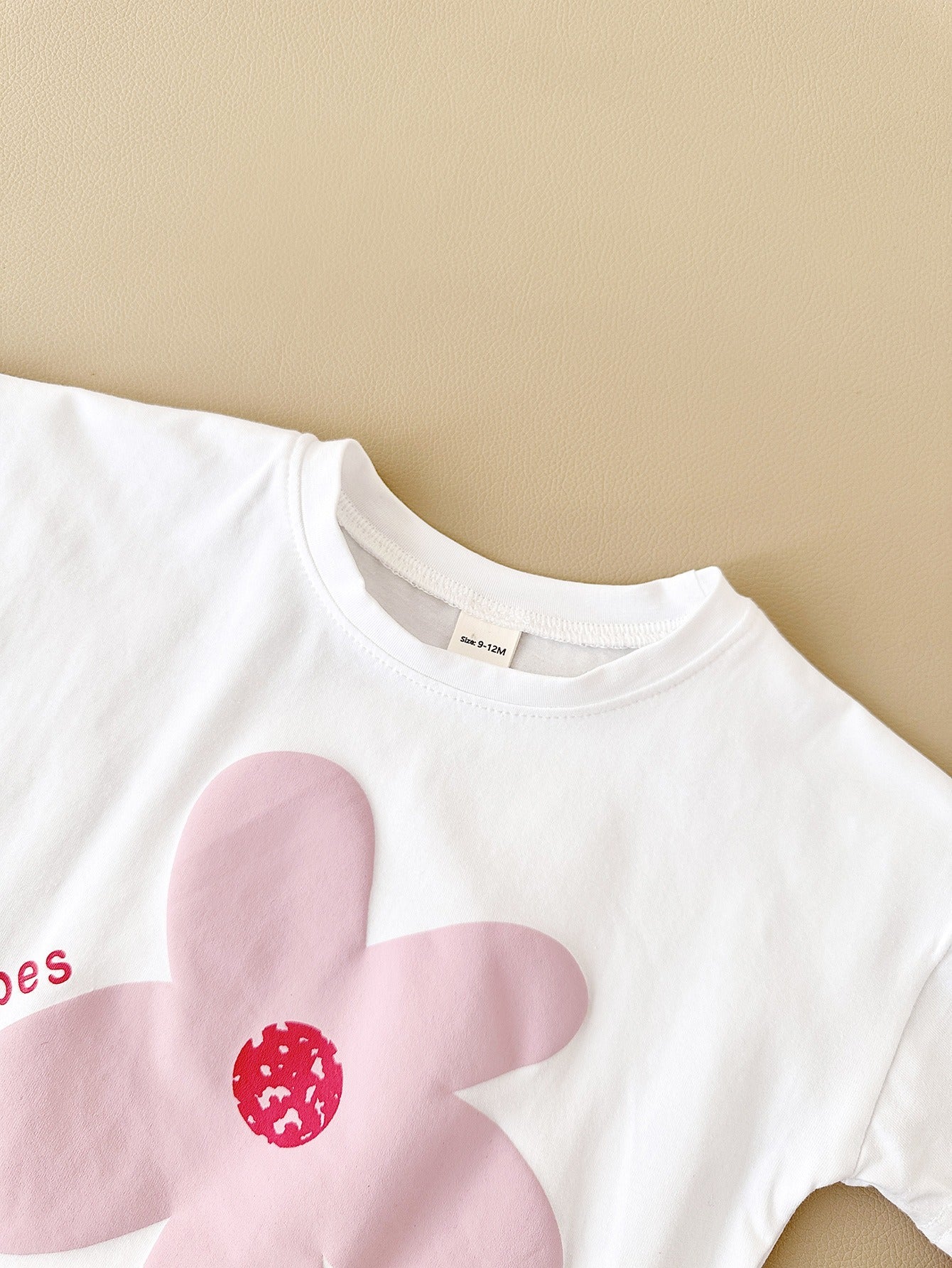 Miss Good Vibes Two-Piece Girls Set – Soft Cotton Casual Outfit