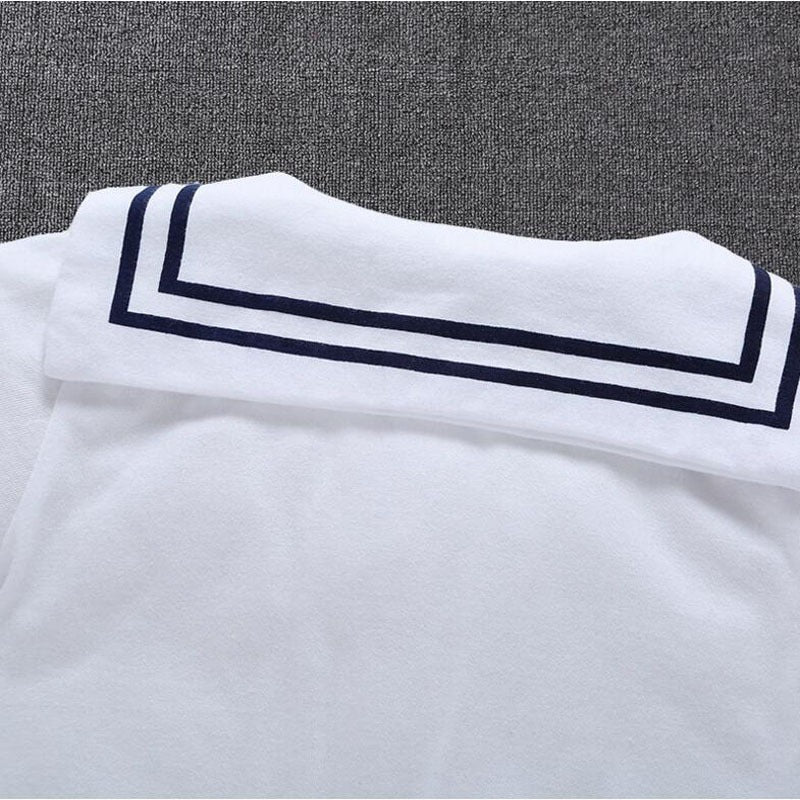 Navy Baby Girls and Boys Sailor Romper – Cotton Nautical Outfit for Infants