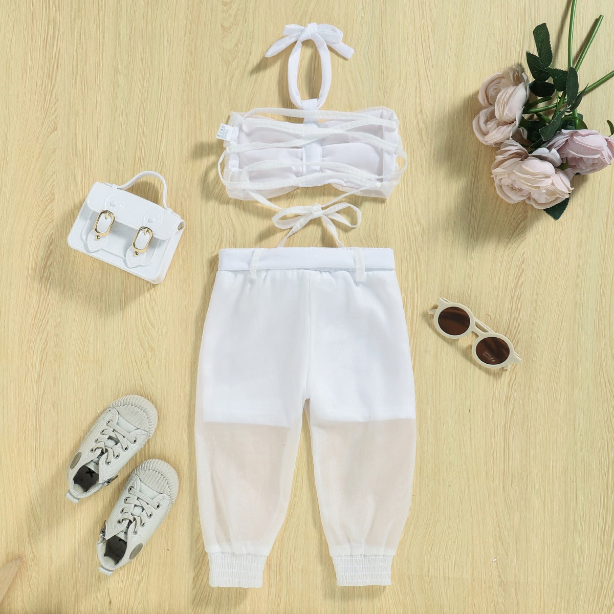 Pretty Party Baby Girls Fabulous Set – Elegant Polycotton Outfit for Special Occasions
