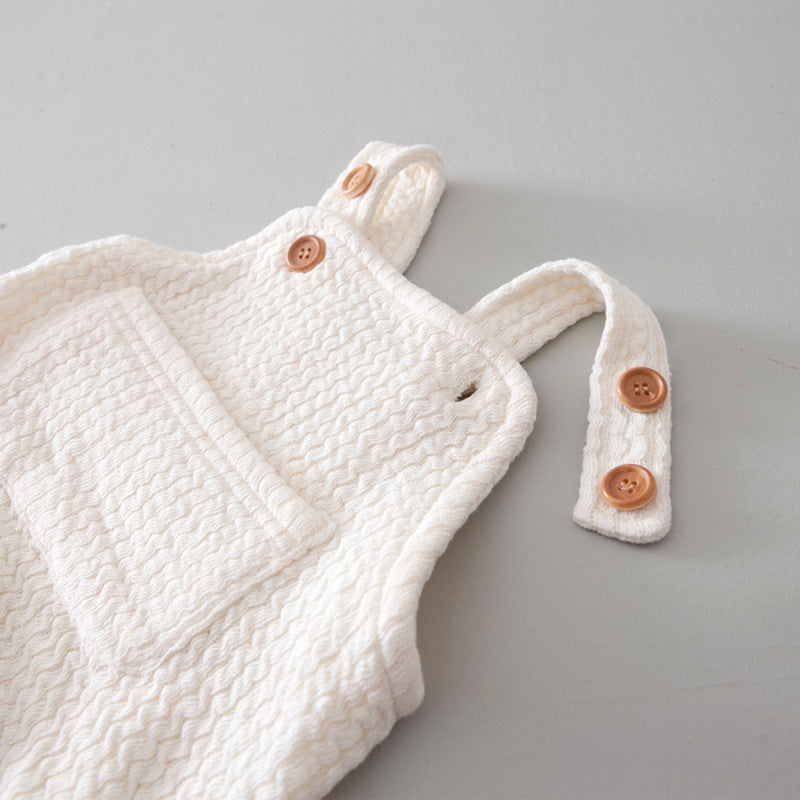 Sleeveless Baby Romper with Rabbit Hood – Cotton Blend, Soft & Adorable Infant Outfit