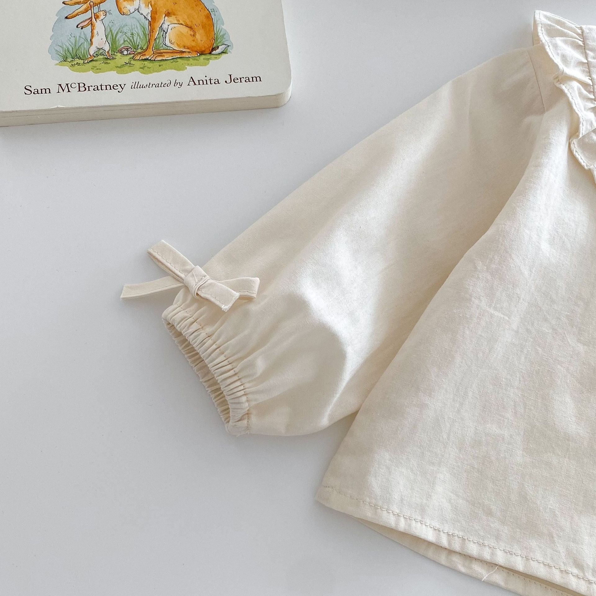 Valentina Embroidered Girls Top & Denim Dress Set – Stylish Cotton Blend Outfit
