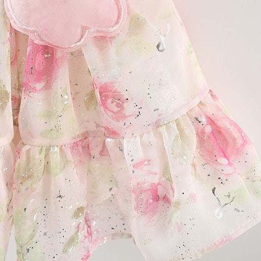 Baby Girls Princess Dress with Fairy Wings – Soft Cotton Lined Outfit