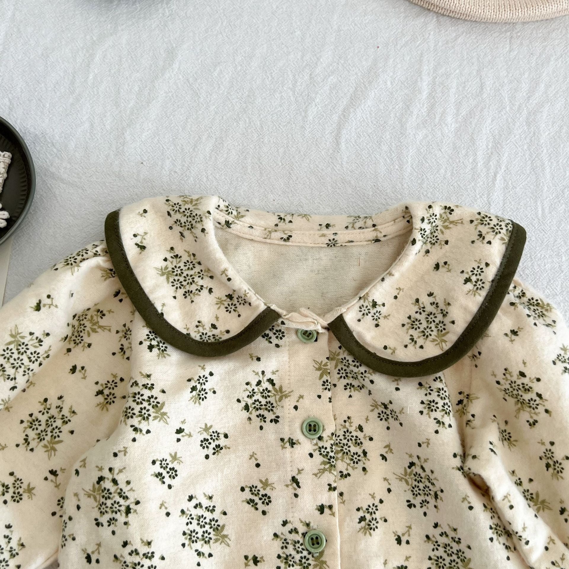 Bella Two-Piece Baby Girls Romper Set – Soft Cotton Outfit