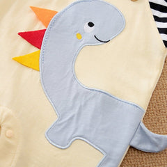 Fun Dino Baby Boys and Girls Cotton Romper Jumpsuit – Comfortable One-Piece Outfit