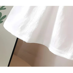 Off-Shoulder 3D Stars Girls Dress – Soft Cotton Party Outfit