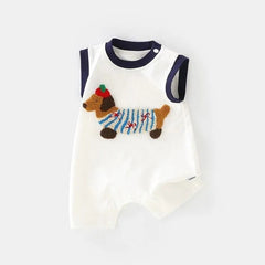 Oliver Breeze Baby Boys Romper – Soft Cotton Infant One-Piece Outfit