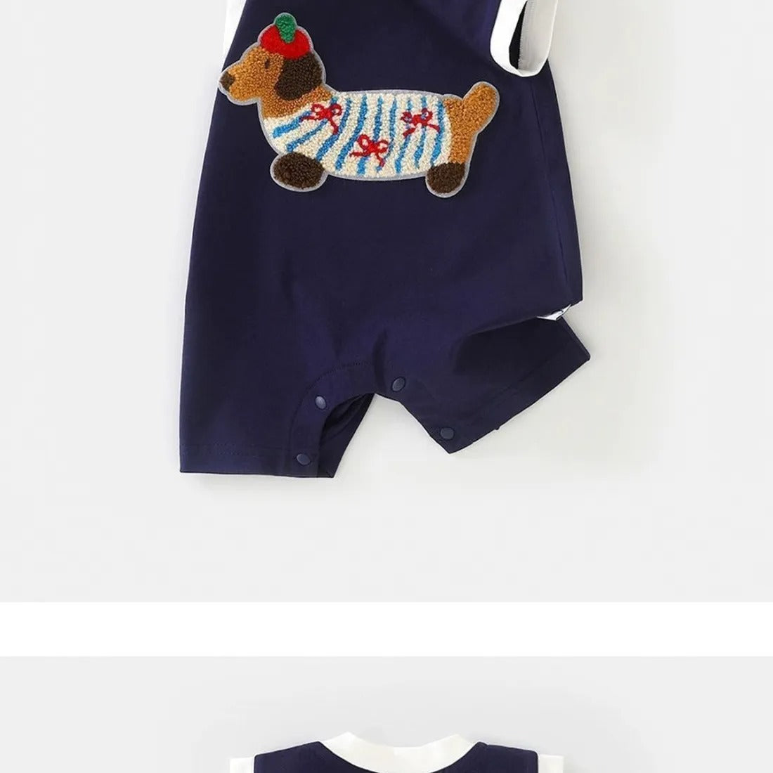 Oliver Breeze Baby Boys Romper – Soft Cotton Infant One-Piece Outfit
