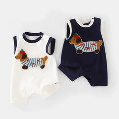 Oliver Breeze Baby Boys Romper – Soft Cotton Infant One-Piece Outfit