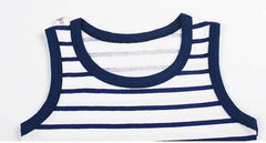 Panda Striped Boys Clothing Set – Soft Cotton Two-Piece Outfit for Toddlers