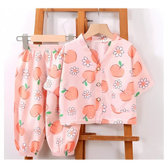 Peaceful Comfy Girls Loungewear Set – Soft Cotton Blend Relaxed Outfit for Toddlers and Kids
