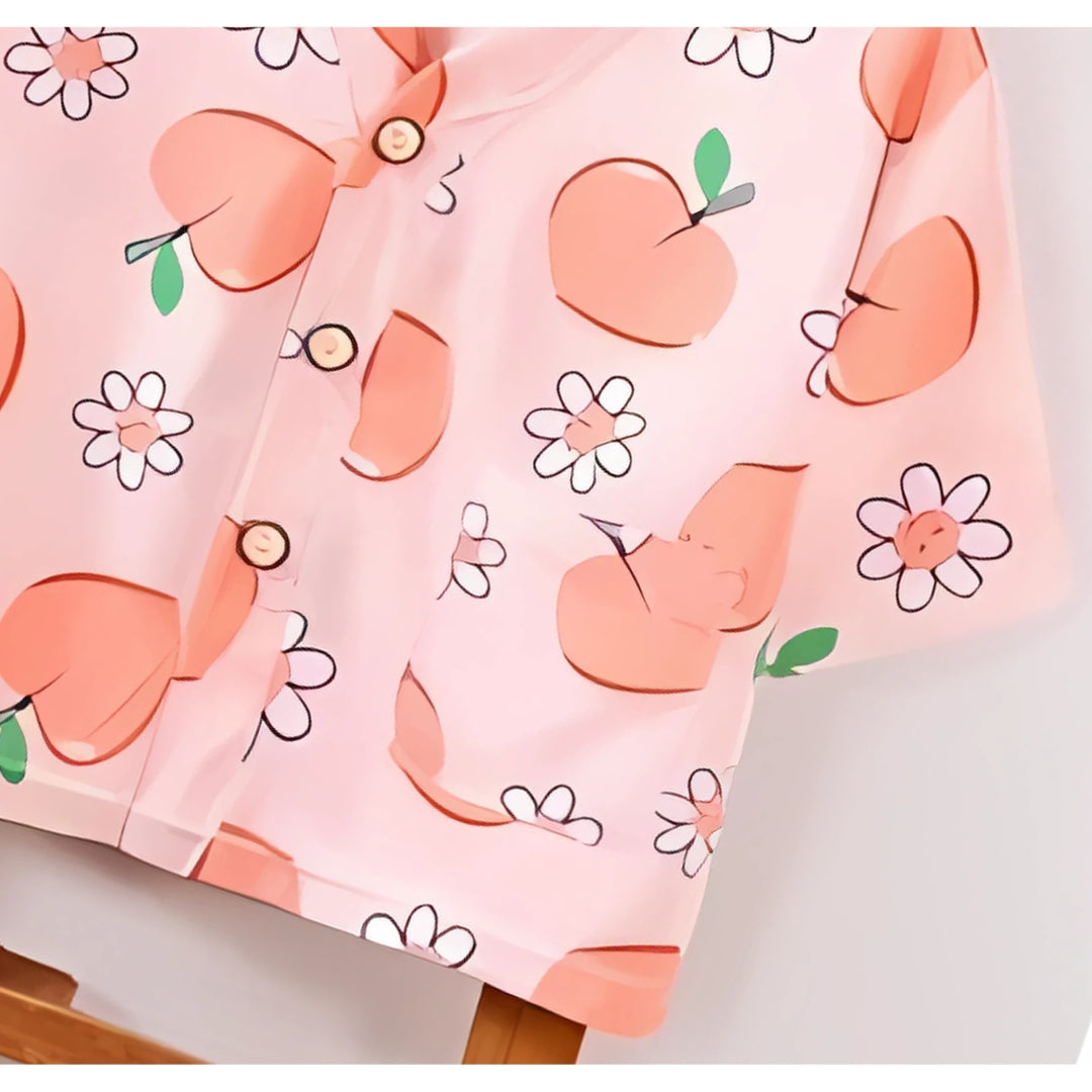 Peaceful Comfy Girls Loungewear Set – Soft Cotton Blend Relaxed Outfit for Toddlers and Kids