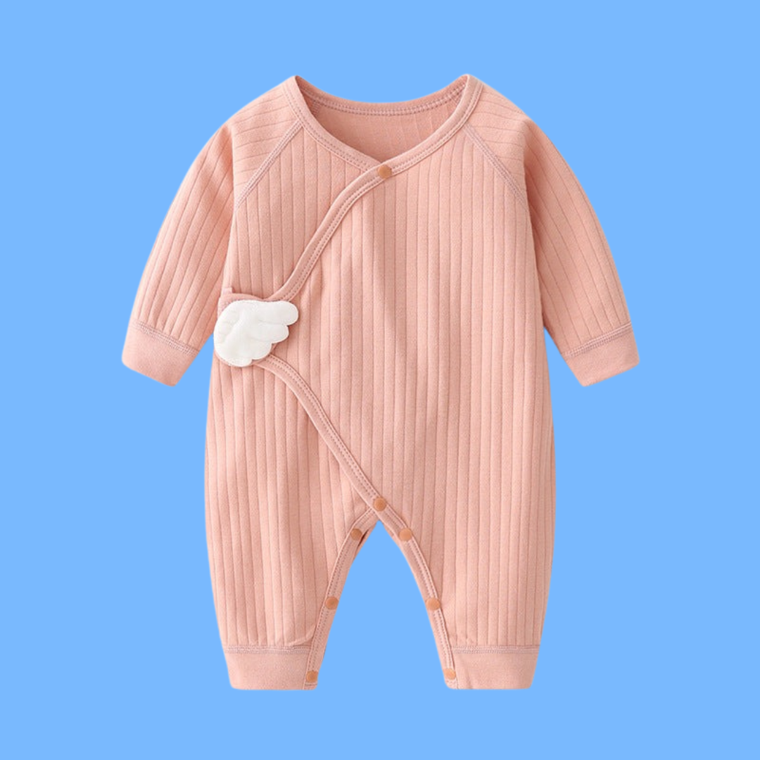 Fly Wing Baby Boys and Girls Cotton Romper – Soft One-Piece Outfit for Everyday Comfort