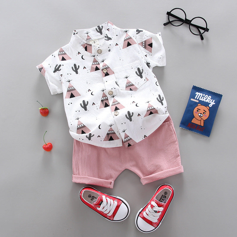 Smart Boys Clothing Set – 100% Cotton Two-Piece Kids’ Outfit, Comfortable & Stylish Everyday Wear