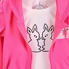 Pink Hoodie Cutie Girls Set – Cozy Cotton Blend Outfit with Hoodie and Pants for Toddlers and Kids