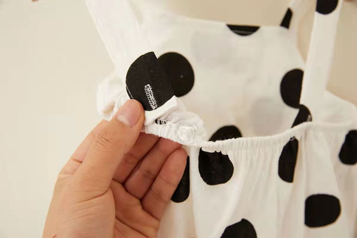 Polka Pop Baby Boys and Girls Jumpsuit with Hat – Soft Cotton Unisex Outfit