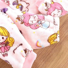Princess Feels Girls Set – Elegant Cotton Blend Top and Skirt Outfit for Kids