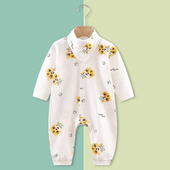 Roaring Tiger Baby Boy and Girl Jumpsuit – Soft Cotton Animal Print Romper