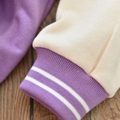 Pretty Purple Girls and Boys Buttoned Top – Soft Cotton Blend Unisex Shirt