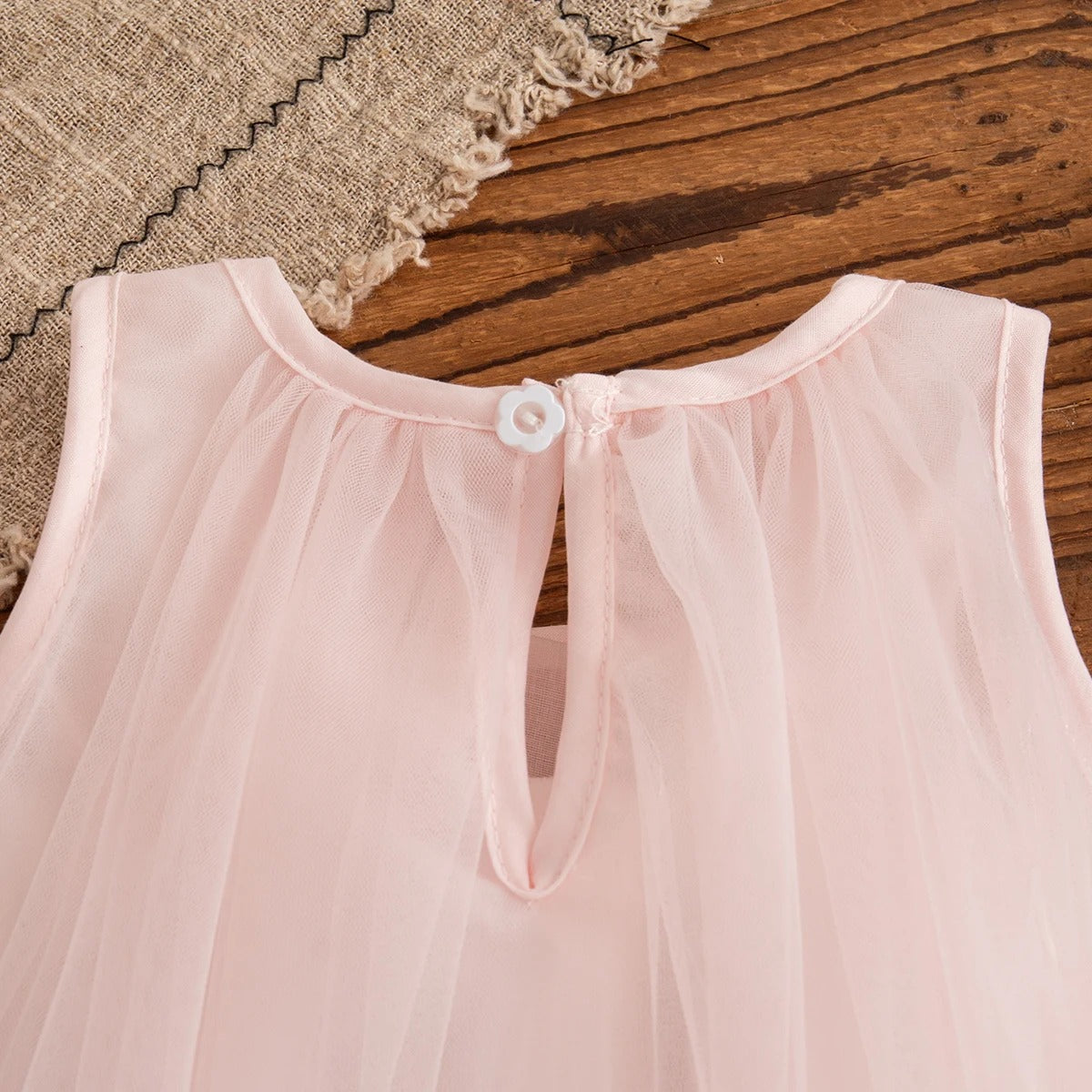 Fairytale Tulle Baby Girls Princess Dress – Elegant Cotton Liner Party Wear