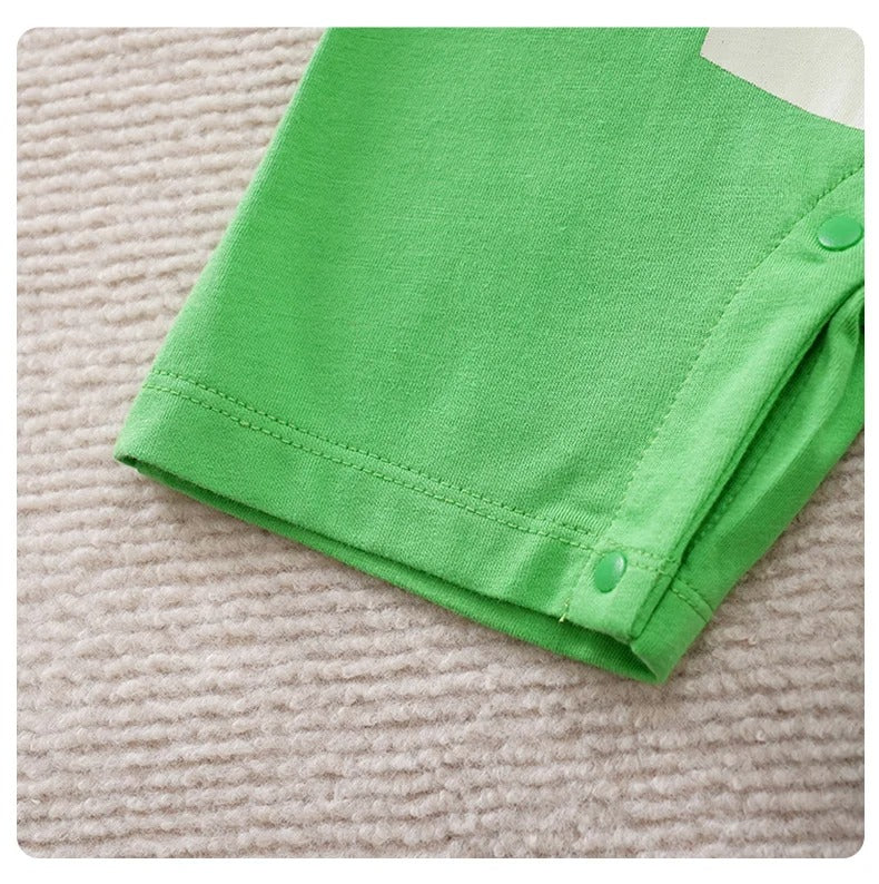 Charming Frog Baby Romper for Boys and Girls – Soft Cotton