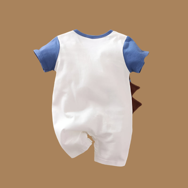 Giggling Dino Baby Romper for Boys and Girls – Soft Cotton Unisex One-Piece