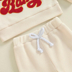 Santa Baby Boys & Girls Comfy Co-ord Set – Soft Cotton Blend Christmas Outfit