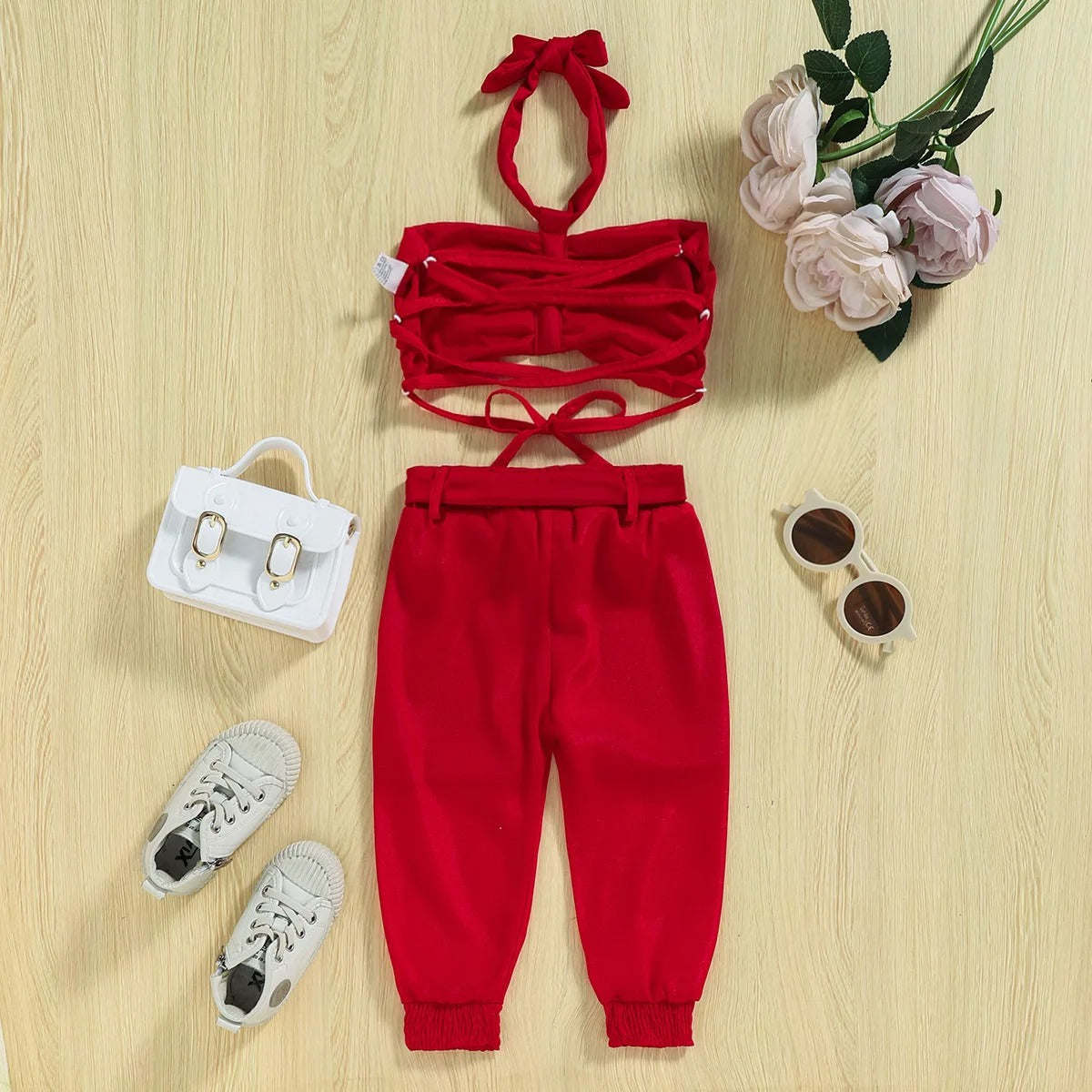 Pretty Party Baby Girls Fabulous Set – Elegant Polycotton Outfit for Special Occasions
