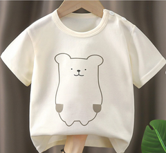 Everyday Whimsy Boys Cotton Blend Outfit Set – Casual Top and Bottom