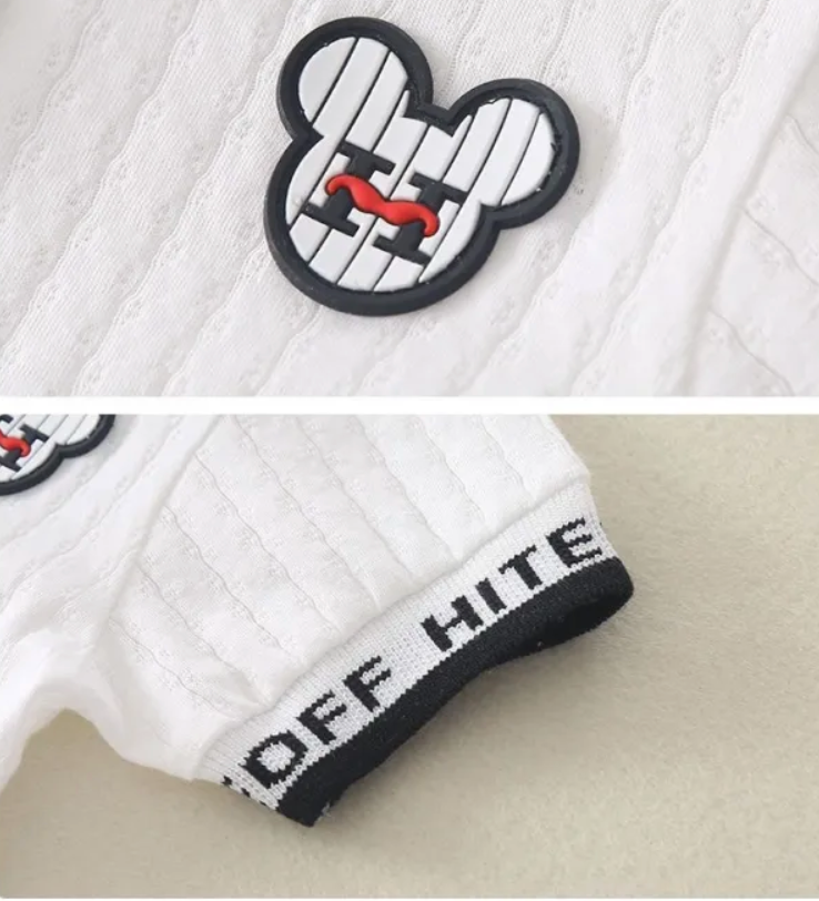 Snuggly Micky Baby Boys Romper – Soft Cotton Infant Outfit, Comfortable & Adorable One-Piece