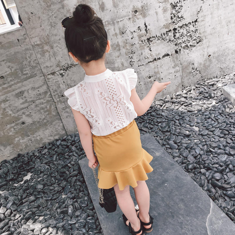 Semi-Formal Girls Two Piece Set – Cotton Blend Outfit for Parties & Casual Wear