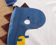 Giggling Dino Baby Romper for Boys and Girls – Soft Cotton Unisex One-Piece