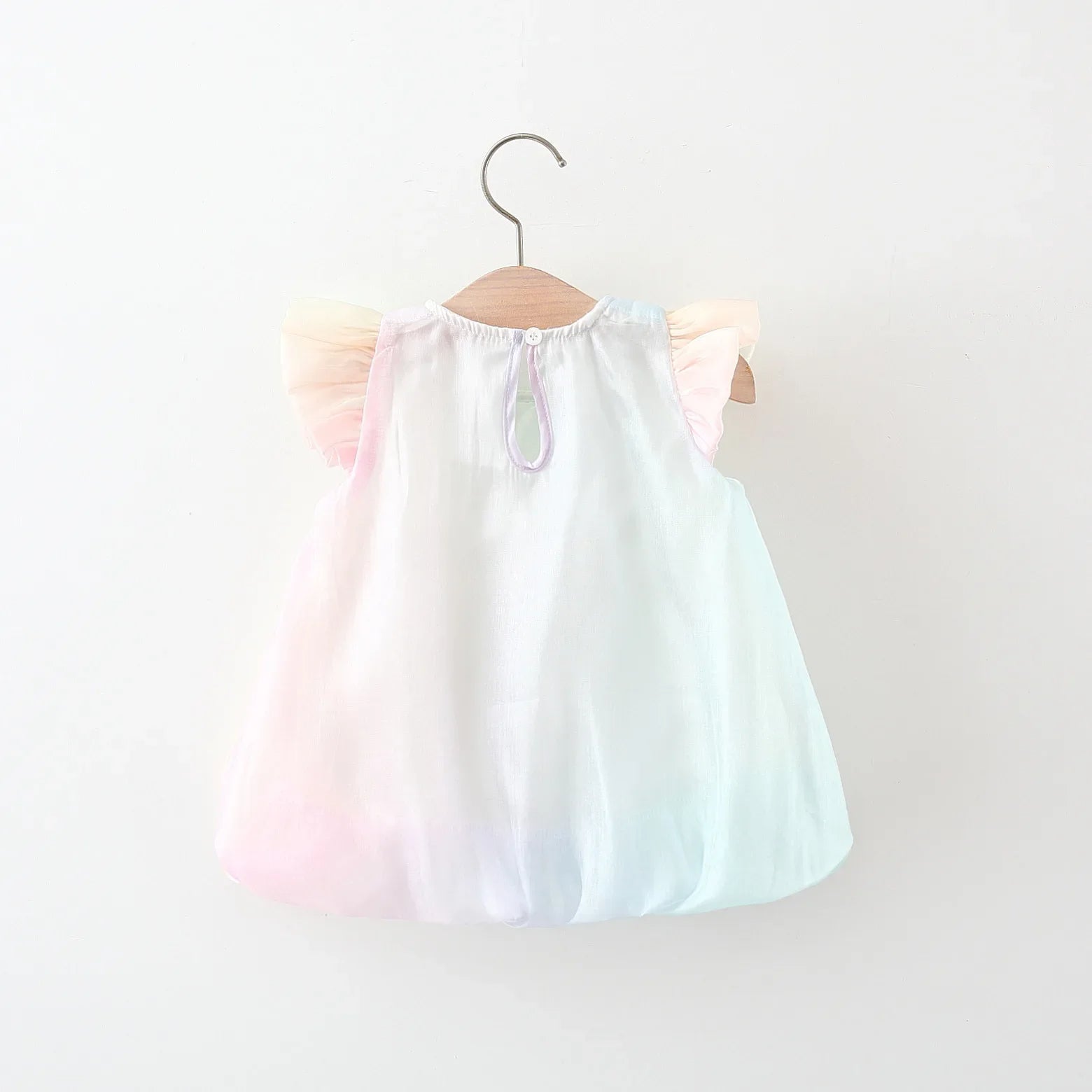 Shaded 3D Hearts Girls Dress – Cotton Party Wear