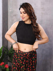 Add Glamour with the Purple Georgette Pre-Stitched Saree