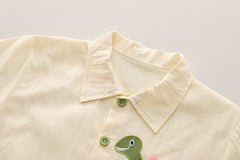 Smart Pocket Shirt and Bottom Set – 100% Cotton Boys’ Outfit, Comfortable & Stylish Two-Piece