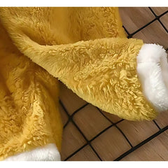 Snuggly Bear Boys and Girls Plush Set – Fleece-Lined Cotton Blend Kids’ Outfit, Warm & Adorable