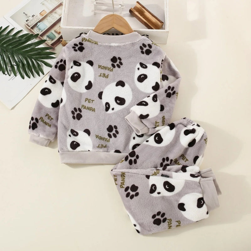 Snuggly Panda Boys and Girls Set – Soft Cotton Blend Kids’ Outfit, Comfortable & Adorable