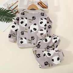 Snuggly Panda Boys and Girls Set – Soft Cotton Blend Kids’ Outfit, Comfortable & Adorable