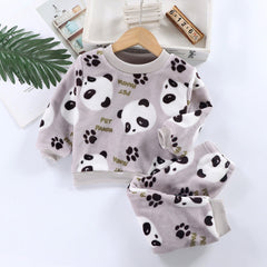 Snuggly Panda Boys and Girls Set – Soft Cotton Blend Kids’ Outfit, Comfortable & Adorable