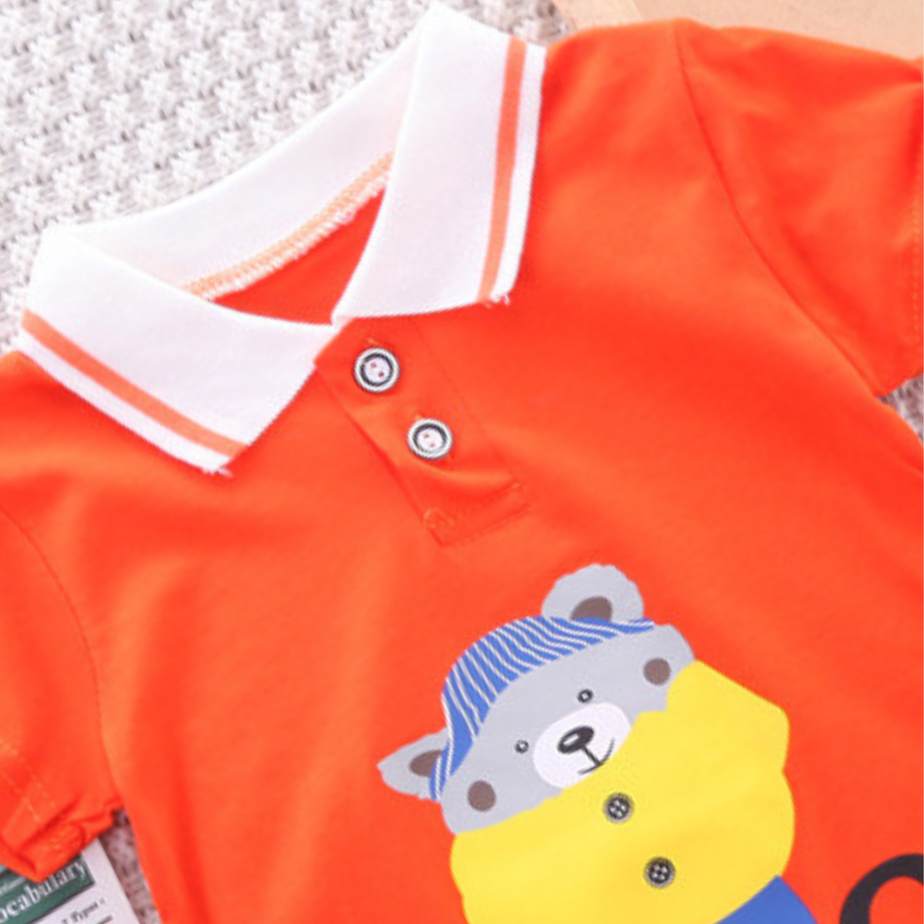 Boys Collared T-Shirt and Bottom Set – Cotton Casual Outfit