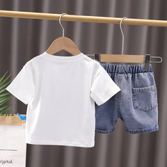 Tail Hanging Boys Dino Set – Soft Cotton Kids’ Outfit, Fun Dinosaur Design & Comfortable Fit
