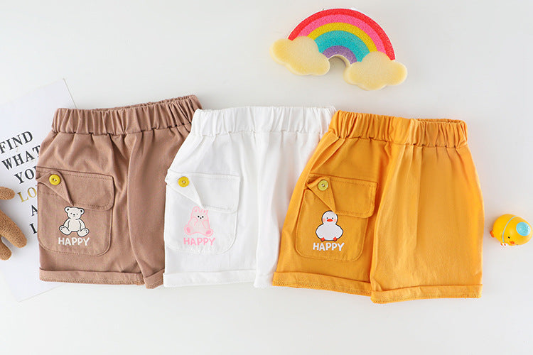 Teddy Attached Boys T-Shirt and Bottom Sets – Soft Cotton Kids’ Outfit, Comfortable & Playful