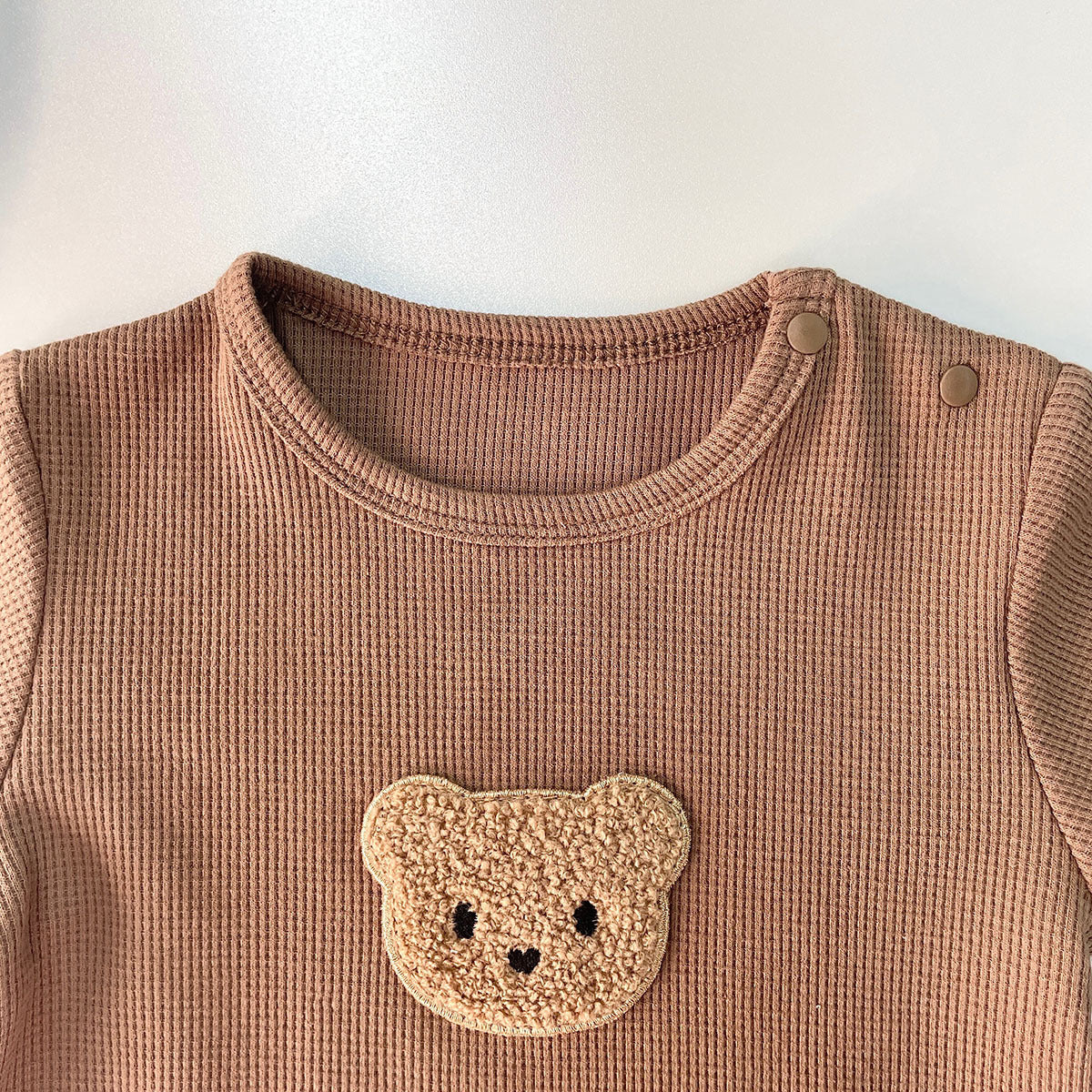 Teddy Pocket Unisex Baby Romper with Hat – Soft Cotton Outfit for Boys & Girls